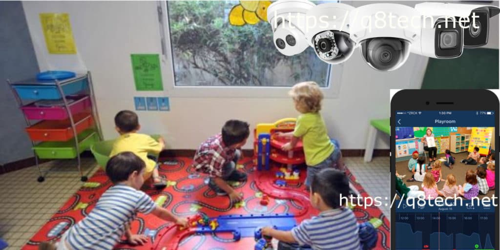 كاميرات مراقبة رياض الاطفال